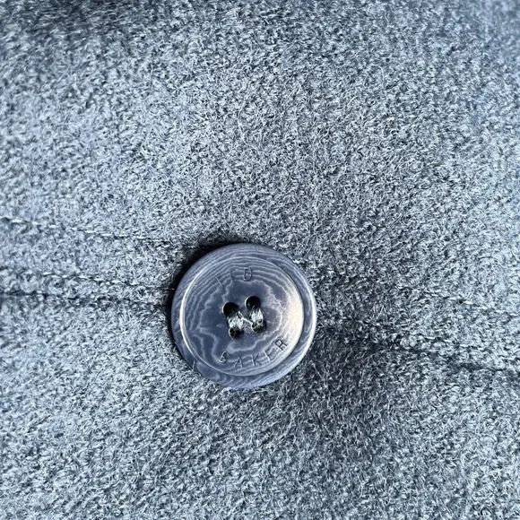 Ted Baker London Liiliey Boiled Wool Trench Coat TB Sz 6/XXL, NEW - Picture 13 of 17